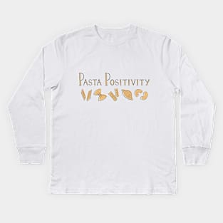 Pasta Positivity Kids Long Sleeve T-Shirt